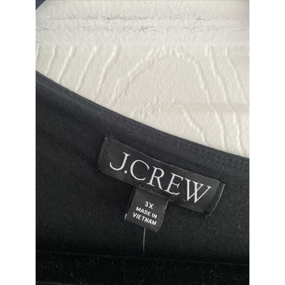 J crew Womens Plus 3X Black Faux Wrap Red Plaid‎ Tie Wast NEW - Picture 3 of 6